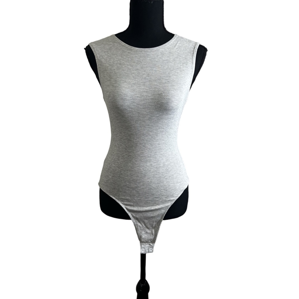 Heather Greg Muscle Tank Bodysuit | We Wore What | Size M, NWT